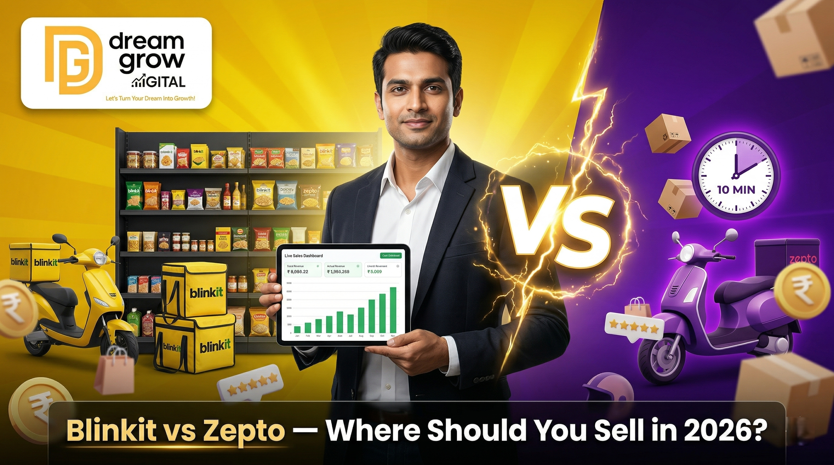 Blinkit Seller vs Zepto Seller: Where Should You Sell in 2026?